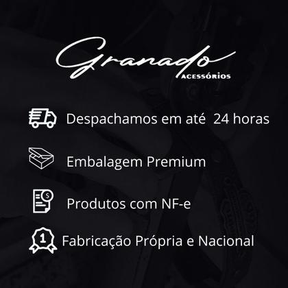 Imagem de KIT C/02 Pulseiras de Couro Trançado Masculina Ajustável São Bento Grafite
