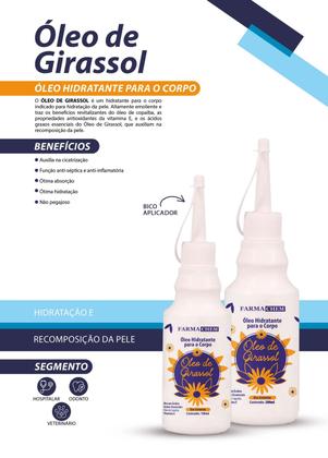 Imagem de Kit C/03 Oléo de Girassol Farmachem 100ML Almotolia