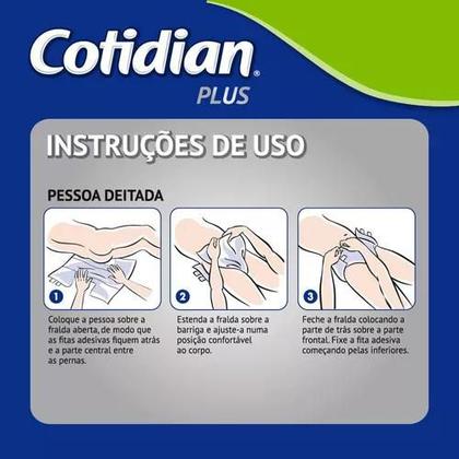 Imagem de Kit c/ 03 pacotes fralda geriátrica Intensa Cotidian PLus XG