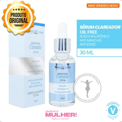 Imagem de Kit C/ 03un Serum Clareador + Vitamina C+ Rosa Mosqueta Anti Envelhecimento E Esfoliação Pele Uniforme Max Love