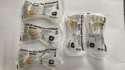 Imagem de Kit c/ 05 un canulas de guedel n 3 descarpack