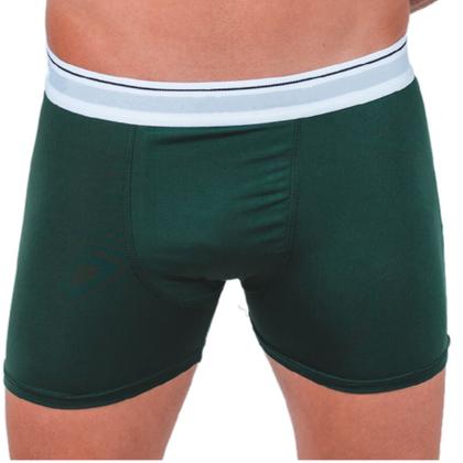 Imagem de Kit C/06 Cueca Box Masculina Microfibra Lisa Básica Revenda Com Forro Confortavel