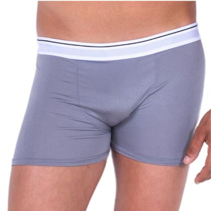 Imagem de Kit C/06 Cueca Box Masculina Microfibra Lisa Básica Revenda Com Forro Confortavel