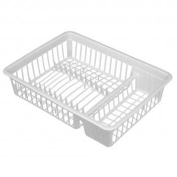 Imagem de Kit c/1 un. Escorredor de Pratos + 1 un. Lixeira 2,4 l c/tampa basculante + 1 un. Porta Detergente