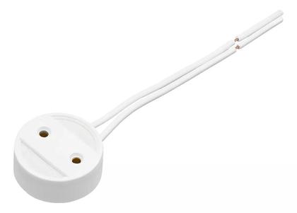 Imagem de Kit C/ 10 Abraçadeira Lampada T8 + 10 Soquete T8 C/ Rabicho