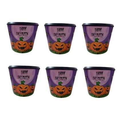 Imagem de Kit C/10 Balde Halloween Doces Abóbora e Bruxas