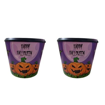 Imagem de Kit C/10 Balde Halloween Doces Abóbora e Bruxas
