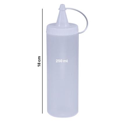 Imagem de Kit c/ 10 Bisnagas 250 ml Para Molhos Lanchonete Bar