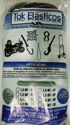 Imagem de Kit C/ 10 Elásticos Grossos 3m - Multiuso, Estique, Aranha