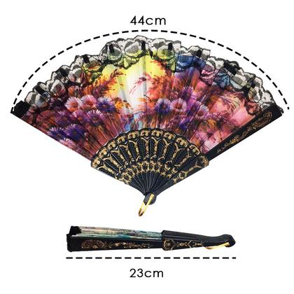 Imagem de Kit C/ 10  Leques C/ Varias Estampa Diversas 