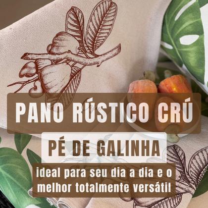 Imagem de Kit c/ 10 Pano De Prato Rústico Mc - Estampas Variadas - Pé De Galinha - 41 X 69 Cm - 65 gramas