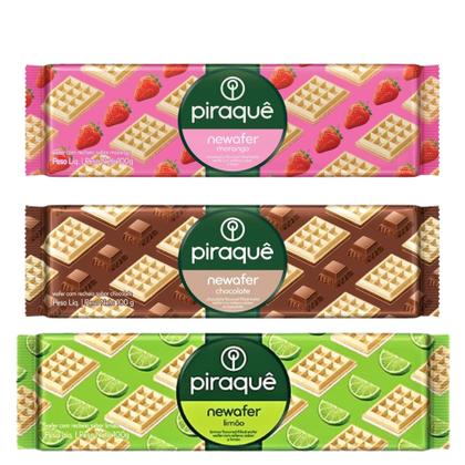 Imagem de Kit  C/10  Piraque Newafer 100g sabores