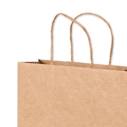 Imagem de Kit C/ 10 Sacola Papel Kraft Com Alça PP, P, M e G Presente