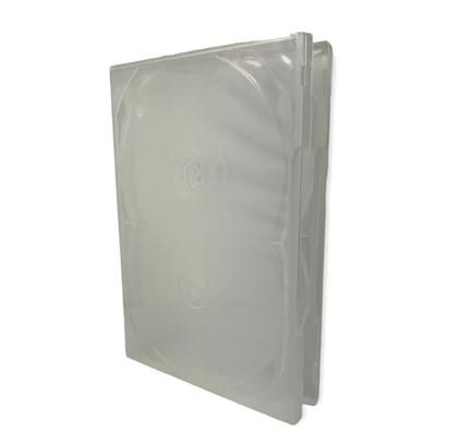 Imagem de Kit c/100 unidades- estojo / box dvd scanavo quadruplo transparente