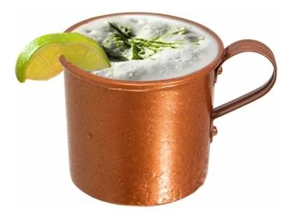 Imagem de Kit C/12 Caneca Alumínio Pintado Cobre 350ml Moscow Mule