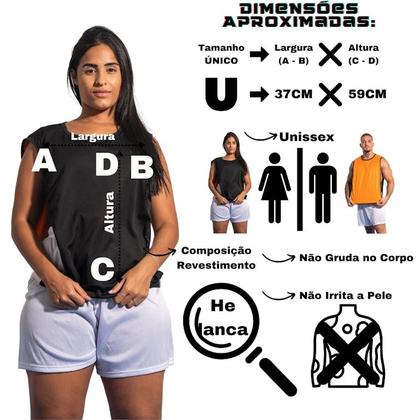 Imagem de Kit C/12 Coletes Futebol Dupla Face Treino Jogo 1 Fit