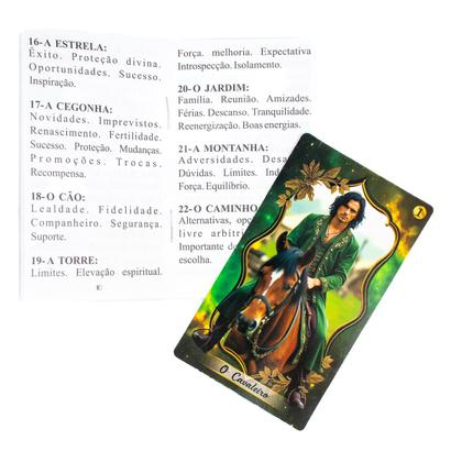 Imagem de KIT c/12 Legitimo Baralho Cigana Esmeralda 36 Cartas Manual