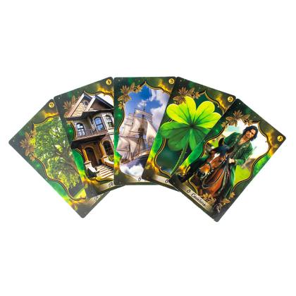 Imagem de KIT c/12 Legitimo Baralho Cigana Esmeralda 36 Cartas Manual