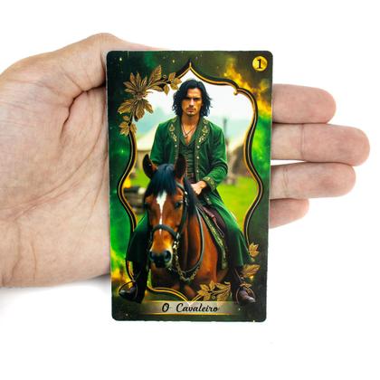 Imagem de KIT c/12 Legitimo Baralho Cigana Esmeralda 36 Cartas Manual