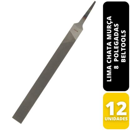 Imagem de Kit C/ 12 Lima Chata Murça 8 Pol Beltools