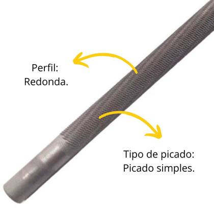 Imagem de Kit C/ 12 Lima P/ Motoserra 8x3/16 Beltools