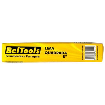 Imagem de Kit C/ 12 Lima Quadrada Bastarda 8 Pol Beltools