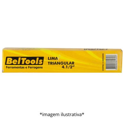 Imagem de Kit C/ 12 Lima Triangular 4.1/2 Pol Beltools