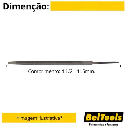 Imagem de Kit C/ 12 Lima Triangular 4.1/2 Pol Beltools