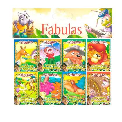 Imagem de Kit c/ 18 livros fábulas e fábulas em quadrinhos