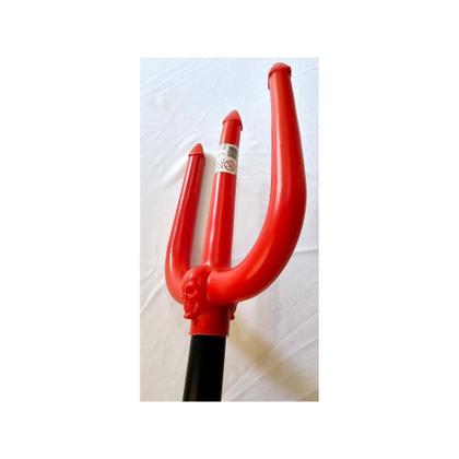 Imagem de kit c/2 1 Trident trispeto fantasia halloween e 1 machado lenhador
