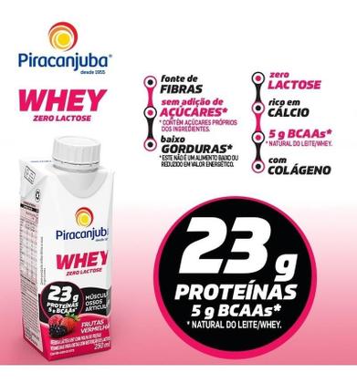 Imagem de Kit c/ 2 Bebida Lactea UHT Frutas Vermelhas Zero Lactose