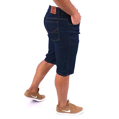 Imagem de Kit C/ 2 Bermudas C/ Lycra Jeans Tradicional Masculina