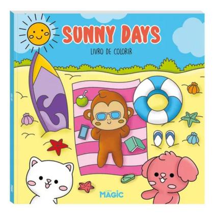 Imagem de Kit C/2 Bobbie Goods Livro De Colorir Circus + Sunny Days