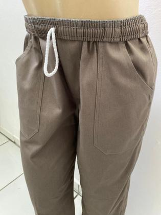 Imagem de Kit c/2 calças para trabalho reforçada brim pesado 100 algodão