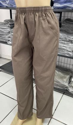 Imagem de Kit c/2 calças para trabalho reforçada brim pesado 100 algodão