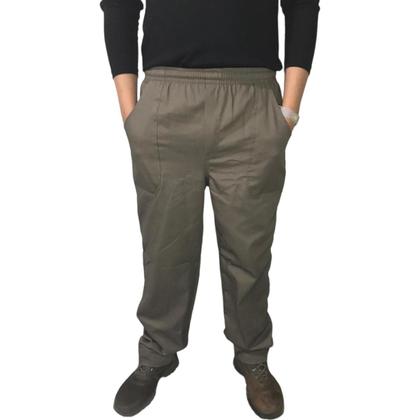 Imagem de Kit c/2 calças para trabalho reforçada brim pesado 100 algodão