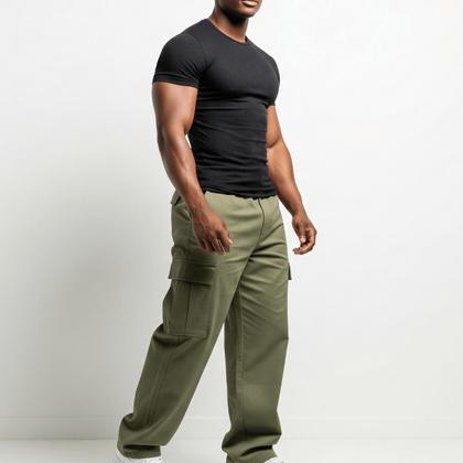 Imagem de Kit c/2 Camiseta Canelada Masculina Slim Fit Estilo Americano - Camisa Masculina Caimento Justo ao C