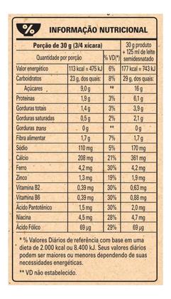 Imagem de Kit c/ 2 Cereal Matinal Tradicional 540g Nescau