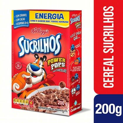 Imagem de Kit c/ 2 Cereal Sabor Chocolate Power Pops Sucrilhos