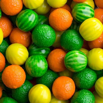 Imagem de Kit c/ 2 Chiclete Fini Salada De Frutas Com Recheio Citrico