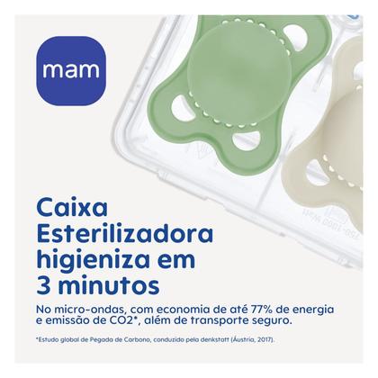 Imagem de Kit c/ 2 Chupetas Night Mam 0-6m Tam1 Rosa CH22222