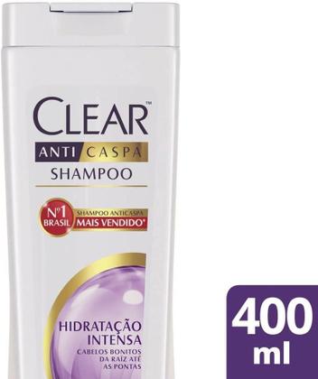 Imagem de Kit c/ 2 Clear Anticaspa Hidratacao Intensa Shampoo 400 ml