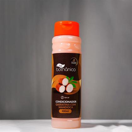 Imagem de Kit c/2 Condicionador Queratina Mandioca Tok Bothânico 400ml