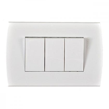 Imagem de Kit C/2 - Conjunto Peesa Alfa 1507C 2 interruptores Simp....