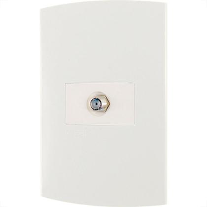 Imagem de Kit C/2 - Conjunto Peesa Alfa 1509 1Tomada P/Antena Branco