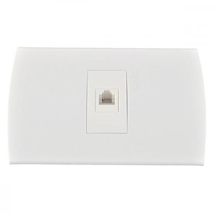 Imagem de Kit C/2 - Conjunto Peesa Alfa 1516 Tomada(s) Tel Rj11(Jac...