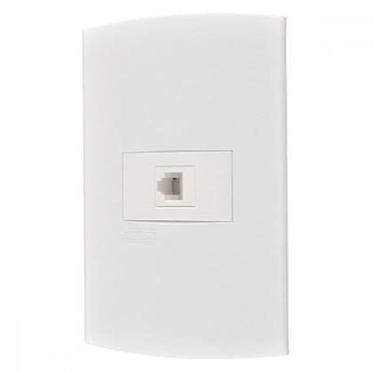 Imagem de Kit C/2 - Conjunto Peesa Alfa 1516 Tomada(s) Tel Rj11(Jac...