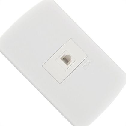 Imagem de Kit C/2 - Conjunto Peesa Alfa 1516 Tomada Tel Rj11(Jack)...