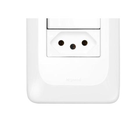 Imagem de Kit C/2 - Conjunto Pial Pop 4X2 Branco Com Placa (1Simple...