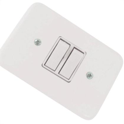 Imagem de Kit C/2 - Conjunto Radial Pollar 1901007 1 Interruptor Si...